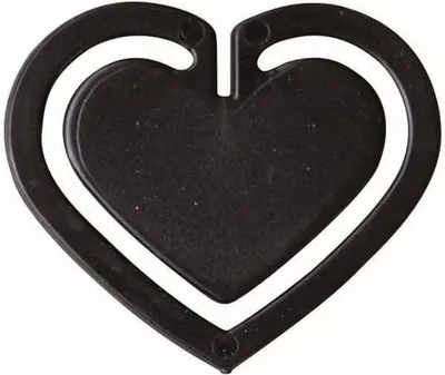 Produktbild von Büroklammern Herzklip 30mm VE=1000 Stück schwarz