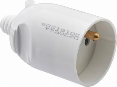 Obrázek produktu pro 2P+T 16 A přímá kabelová zásuvka DEBFLEX bílá - 713710