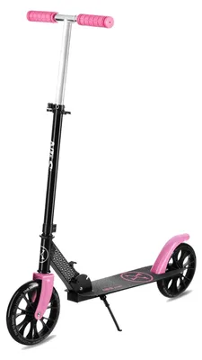 Image de Trottinette rose pour enfants - Design léger et pliable