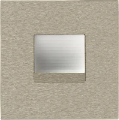 Produktbild von LED-Einbauleuchte LB22 EDOS quad. ww 1,5W 80lm nickel gebürstet 7008205