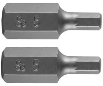 Produktbild von Sechskant-Bit 5 x 30 mm, S2 x 2 Stück.