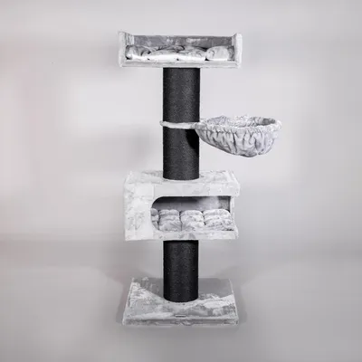 Produktbild von Katzenkratzbaum - Kratzbaum - Kletterbaum - Katzenmöbel - Kratzmöbel - 150 cm hoch