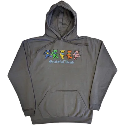 Produktbild von Grateful Dead Uni Pullover Hoodie: Dancing Bears, Large, Grey
