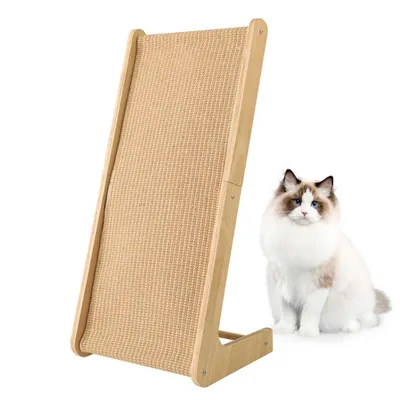 Obrázok produktu pre TWSOUL škrabacia doska pre mačky, 70 cm škrabacia doska pre mačky v tvare L zo sisalu, šetrí miesto a je vhodná pre nábytok, 33 cm * 26,5 cm * 69 cm