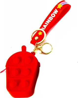 Produktbild von Pop It Geldbeutel Bunt Antistress Portemonnaie Fidget Toy Silikon Tasche Verschiedene