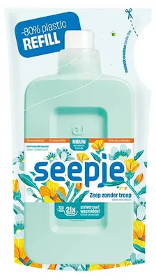 Productafbeelding van Seepje Wasmiddel Navulverpakking Universeel Sprankelende Jasmijn 945 ml
