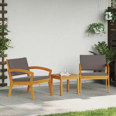 Image de Maison Exclusive - Ensemble de 2 chaises de jardin en bois massif d'acacia, finition huile naturelle