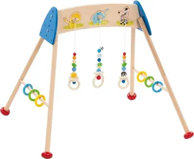 Produktbild von Goki 65259, Baby-Turnhalle, Mit Ton, Holz, Mehrfarbig