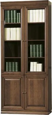 Produktbild von Bücherregal Bücherschrank Regalvitrine Vitrinenschrank Regal Bücherbord