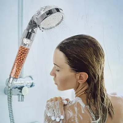 Produktbild von EASYmaxx Duschkopf »Spa«, 3 in 1, mit Mineralkugeln