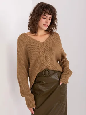 Produktbild von Badu Klassischer Pullover für Frauen Xiluvani kamel Universal