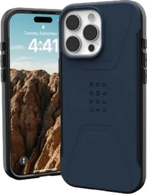 Image de Uag Civilian Magsafe Case pour Iphone 16 Pro Max - Bleu