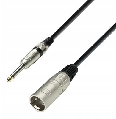 Productafbeelding van Adam Hall K3 MMP 0600 XLR-kabel, 6 meter, tulpstekker (mono)