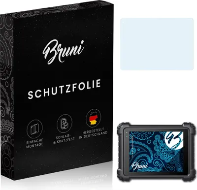 Produktbild von Bruni Basics-Clear 2x Schutzfolie kompatibel mit Autel MaxiSys MS909 Folie