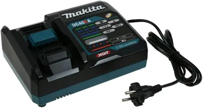 Produktbild von Makita Schnell-Ladegerät DC40RA, 191E08-6 für 40V max. Li-Ion XGT-Akkus