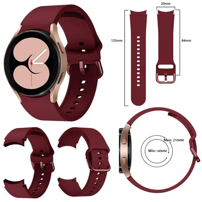 Produktbild von Für Samsung Galaxy Watch FE 6 5 4 Normal Pro Classic alle Größen Kunststoff Armband