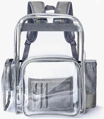 Produktbild von Famanu Rucksack Transparent Wasserfest - Große Kapazität