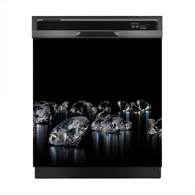Produktbild von Magnete Dekorative 60x60 cm Küche Magnetmatte Spülmaschine - Diamanten Edelsteine