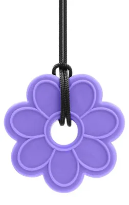 Immagine prodotto di ARK Therapeutic Kaukkette Blume Lavendel XXT - giocattolo sensoriale, collana da masticare a forma di fiore, robusta, ideale per bambini che necessitano di stimolazione sensoriale orale.