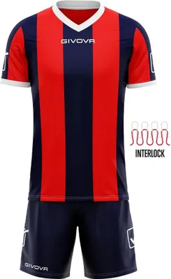 Image de Ensemble de sport Givova Catalano Bleu-rouge Bleu