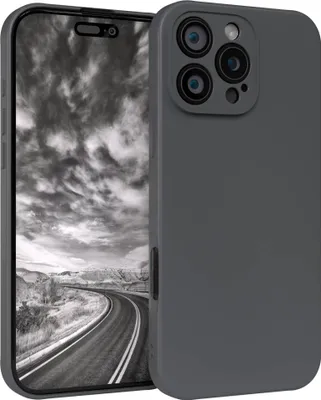 Produktbild von EAZY CASE - TPU Hülle für Apple iPhone 16 Pro Max, TPU Case stoßfeste Handyhülle, weiches Cover mit Kameraschutz, Silikonhülle in Grau