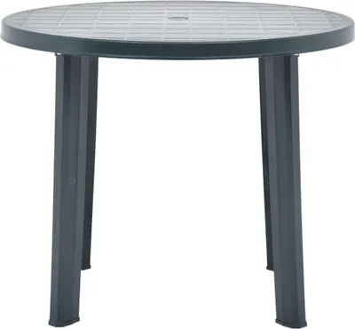 Produktbild von vidaXL Gartentisch Grün 89 cm Kunststoff