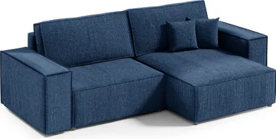 Produktbild von Intenso Ecksofa mit Schlaffunktion Poso Mini, Blau