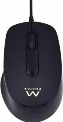 Produktbild von Ewent EW3159, Beidhändig, Optisch, USB Typ-A, 1000 DPI, Schwarz