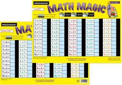 Produktbild von TimeTEX Zaubertafel "Mathematik" Englisch Kleines 1 x 1