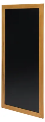 Image de Long tableau noir mural, hauteur : 1200 mm, longueur : 560 mm, teck, verni