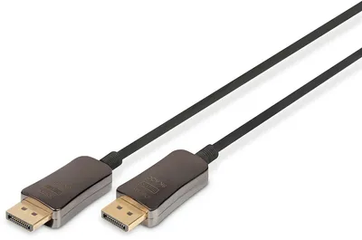 Produktbild von DIGITUS DisplayPort AOC Hybrid Glasfaserkabel, UHD 8K, 10m