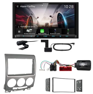 Produktbild von Kenwood DMX8021DABS Android Auto CarPlay Bluetooth Einbauset für Mazda 5 CR