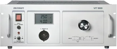 Produktbild von VOLTCRAFT VIT 1000 Labor-Trenntrafo einstellbar 1 - 250 V/AC