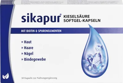 Produktbild von sikapur Kieselsäure Softgel-Kapseln, 30 St. Kapseln