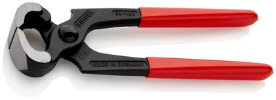 Produktbild von Knipex Kneifzange Länge 160mm poliert Griffe mit Kunststoff überzogen SB - 50 01 160 SB