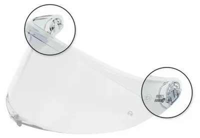 Image de Agv K6 Kit de mécanisme de visière de casque Transparent Transparent One Size