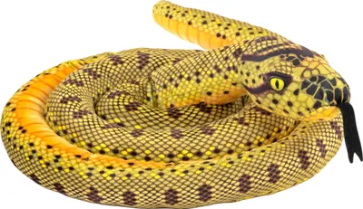 Produktbild von Wild Republic Plusch Anakonda ausgestopfte Schlange - gelb - 152 cm