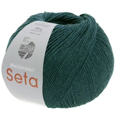 Produktbild von Lana Grossa - Meilenweit 100g Seta 0035 dunkeltürkis