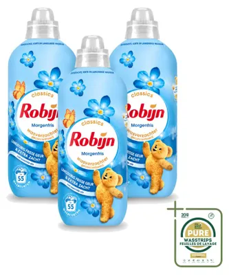 Produktbild von 3 x Robijn Wasverzachter Morgenfris - 1,1 l - Vorratspackung - 3 Stücke