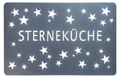 Produktbild von 4 Platzsets Tischsets je 43,5 x 28 cm, Farbe:Grau
