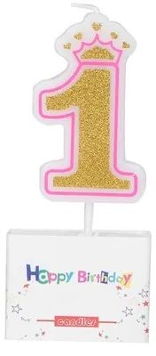 Produktbild von Verjaardagskaarsen Gouden Rokokvrije Onvergetelijke Decoratie
