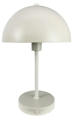 Produktbild von Tischlampe, Kabellos Dimmbar Tischleuchte, Led Tischleuchte Metall, Leselampe, USB Wiederaufladbare, Stockholm Pearl weiß