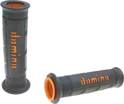 Produktbild von Griffe Domino A250 On-Road schwarz orange offen Ø 22/24 mm 120/125 mm für Roller
