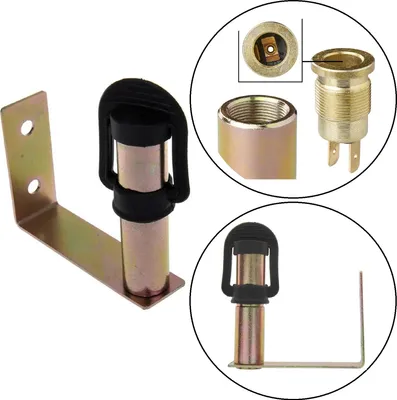 Produktbild von Halter für Rundumleuchte rechtwinklig 105x30x100mm – Rundumleuchten-Halterung inkl. Gummikappe, Rundumkennleuchten