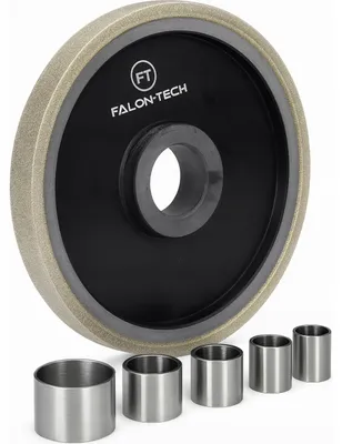 Image de Disque abrasif diamanté de 150 x 32 x 25 mm avec supports Falon-Tech