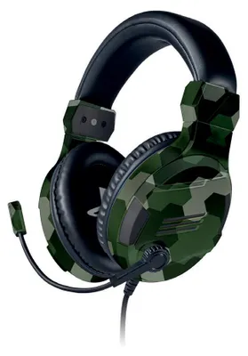 Produktbild von BigBen PS4 Stereo-Headset V3 (blau), Farbe:Camouflage