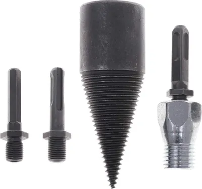 Produktbild von Bohrer 32mm Brennholz Bohrer Holz hacken Spaltwerkzeug Kegel Holzspalter Holzbrechmaschine Holzbrecher Brennholz Chopper Elektrowerkzeug-Zubehör