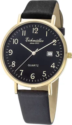 Produktbild von Eichmüller Herren Armbanduhr Ø 40mm Uhrenarmband Datumsanzeige Analog