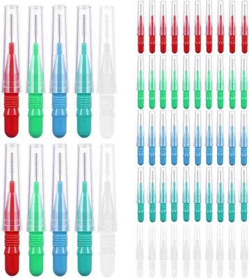 Image de 20 brosses interdentaires Brosses interdentaires Nettoyage des dents Interstices dentaires Santé buccale (5
