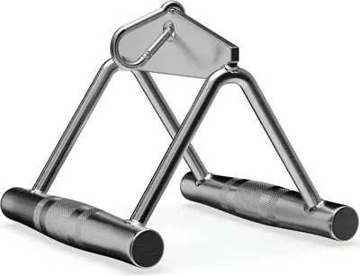 Produktbild von ATLETICA Parallel-Griff | Enge Ausführung | Besonders für schweres Rudern geeignet | Verchromter Vollstahl | Gerändelte Griffbereiche